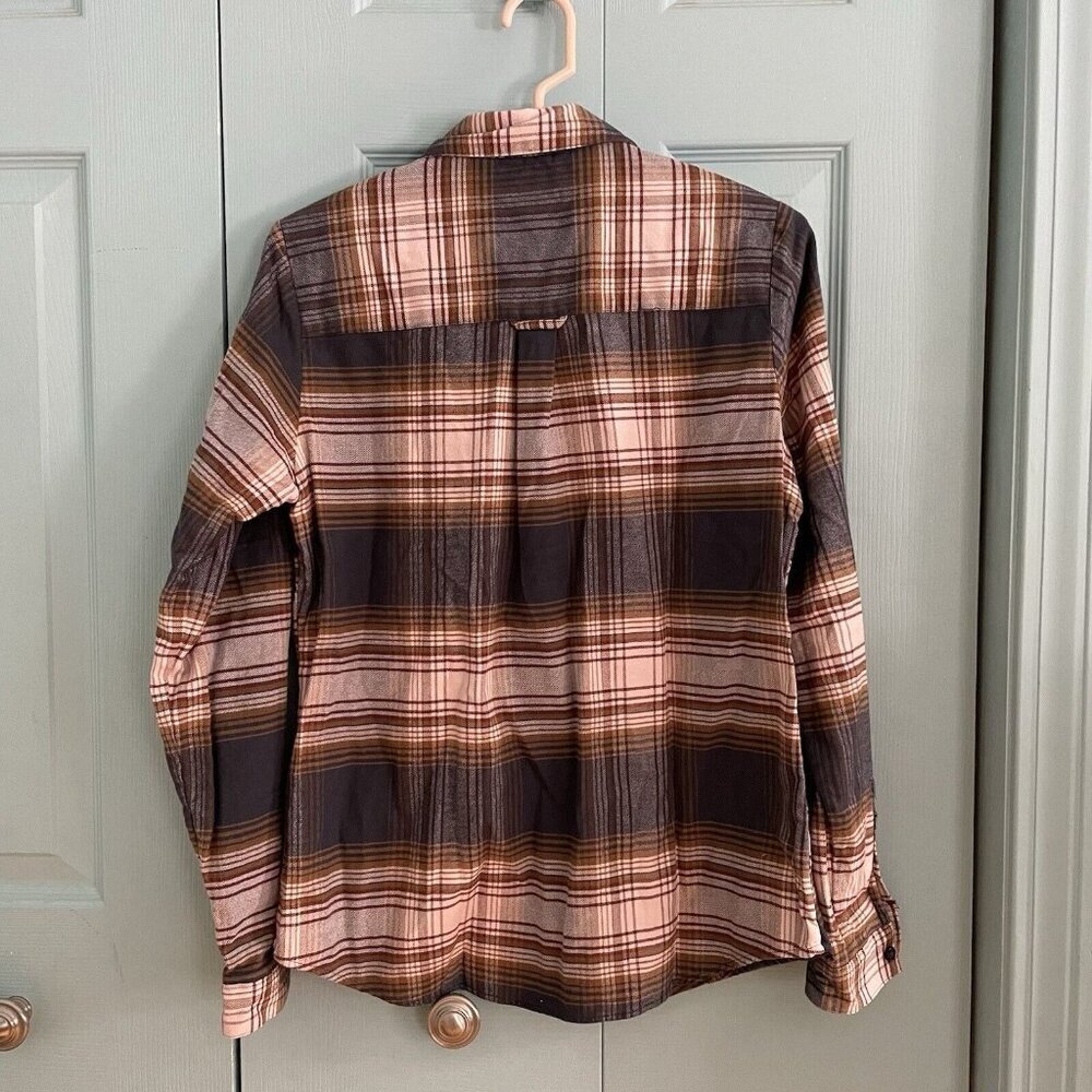 Orvis‎ Womens Plaid Flannel Top Button Up Long Sleeve Size Small 100% Cotton - Picture 7 of 8